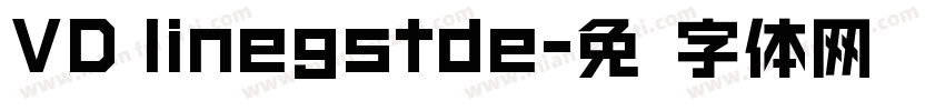 VD linegstde字体转换